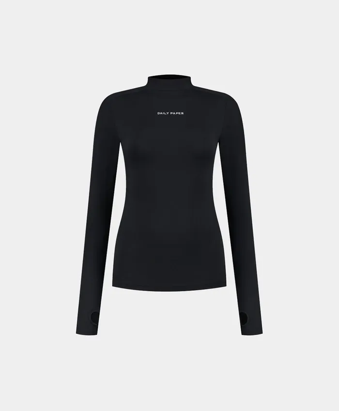 Black Esosa Longsleeve Women Daily Paper Tops