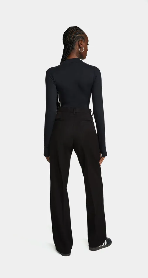 Black Esosa Longsleeve Women Daily Paper Tops