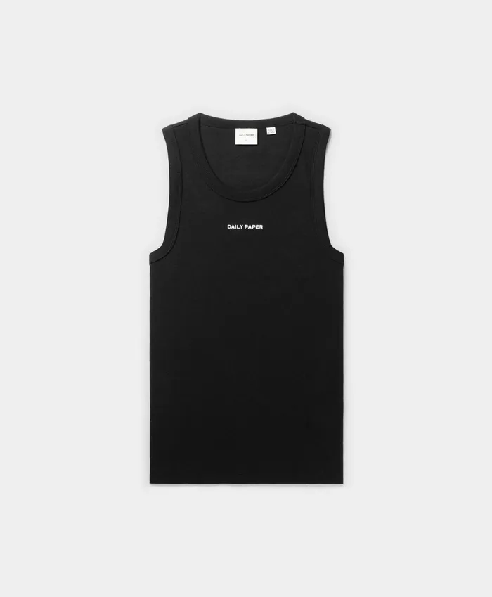 Black Logotype Tank Top Black Men Daily Paper TShirts