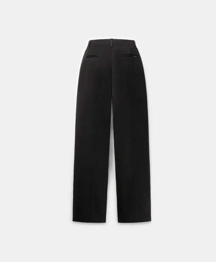 Black Rutna Pants Women Daily Paper Trousers
