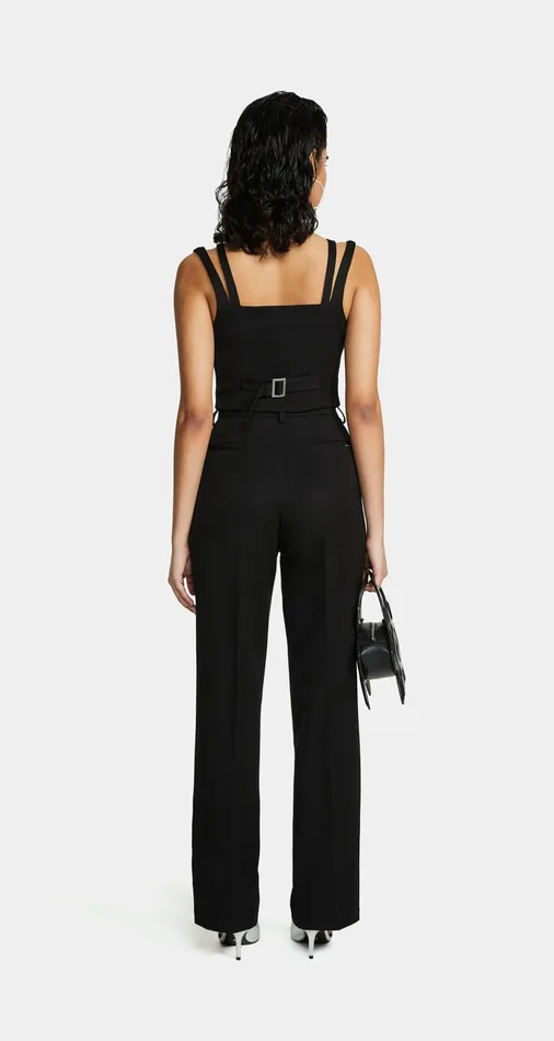 Black Rutna Pants Women Daily Paper Trousers