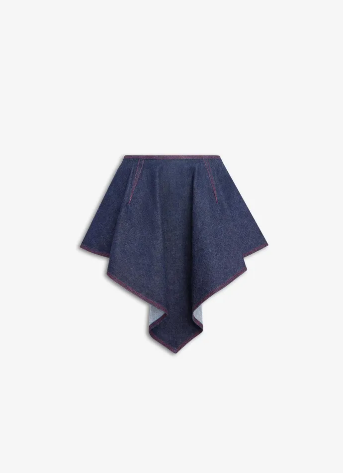 Blue Jeans ASYMMETRICAL SKIRT IN RAW DENIM Women Alaa Skirts