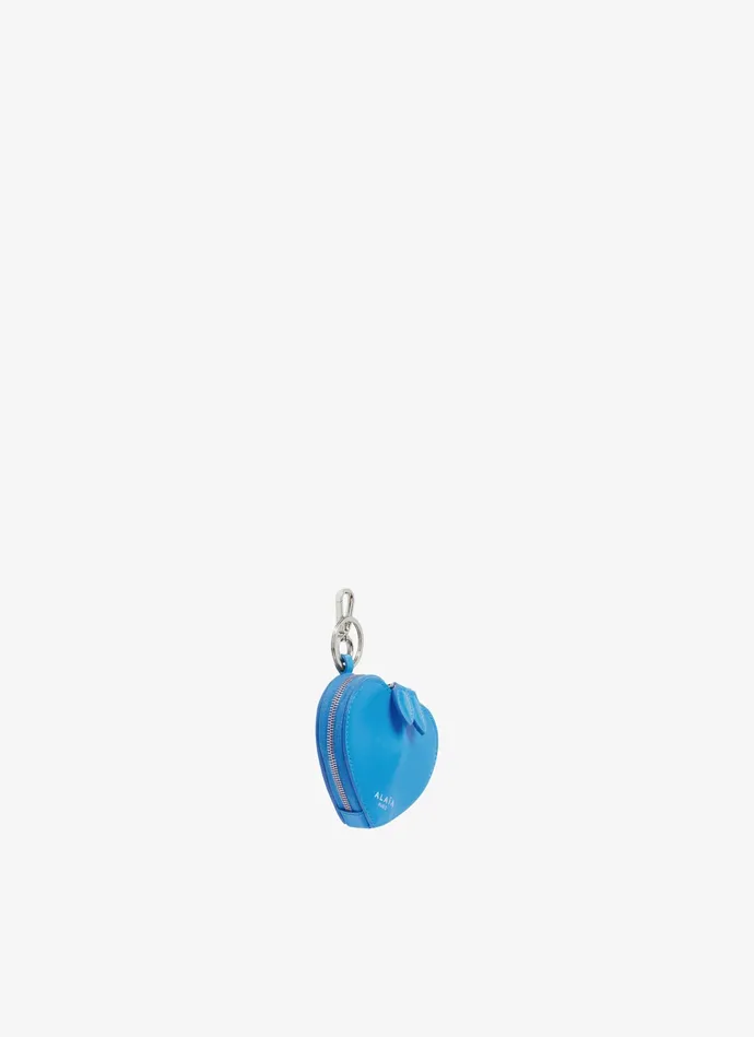 Blue LE CUR COIN PURSE IN CALFSKIN Women Alaa Small Leather Goods