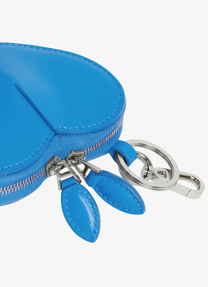 Blue LE CUR COIN PURSE IN CALFSKIN Women Alaa Small Leather Goods