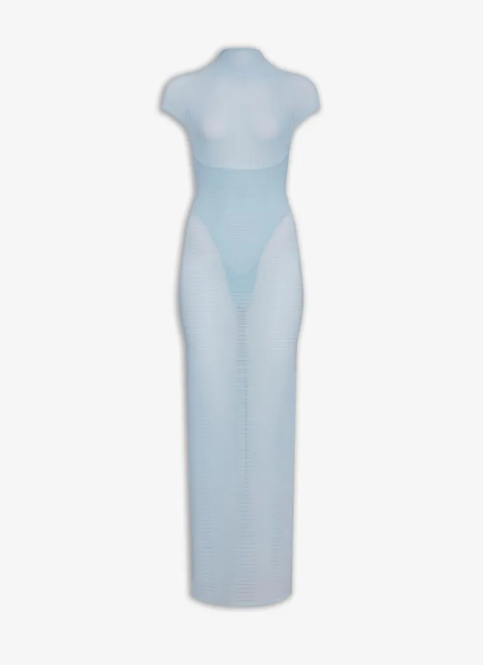 Blue SCULPTING CORSET DRESS Women Alaa Dresses