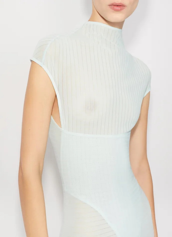 Blue SCULPTING CORSET DRESS Women Alaa Dresses