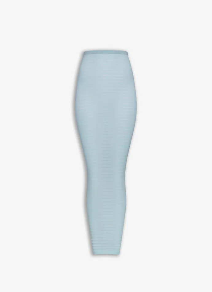 Blue STRIPPED TUBE SKIRT Women Alaa Skirts