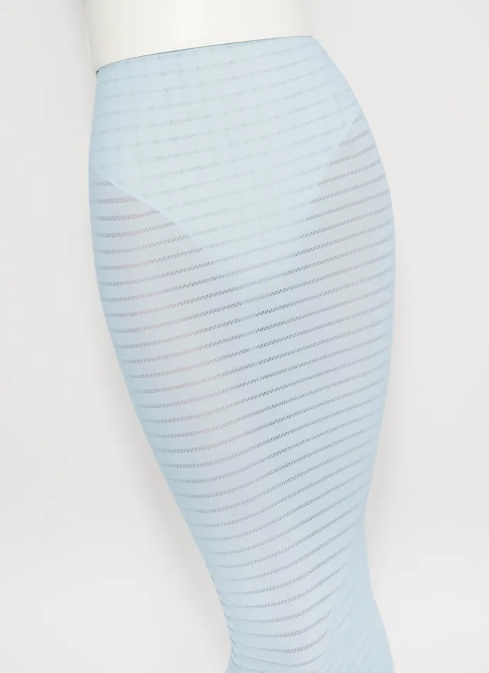 Blue STRIPPED TUBE SKIRT Women Alaa Skirts