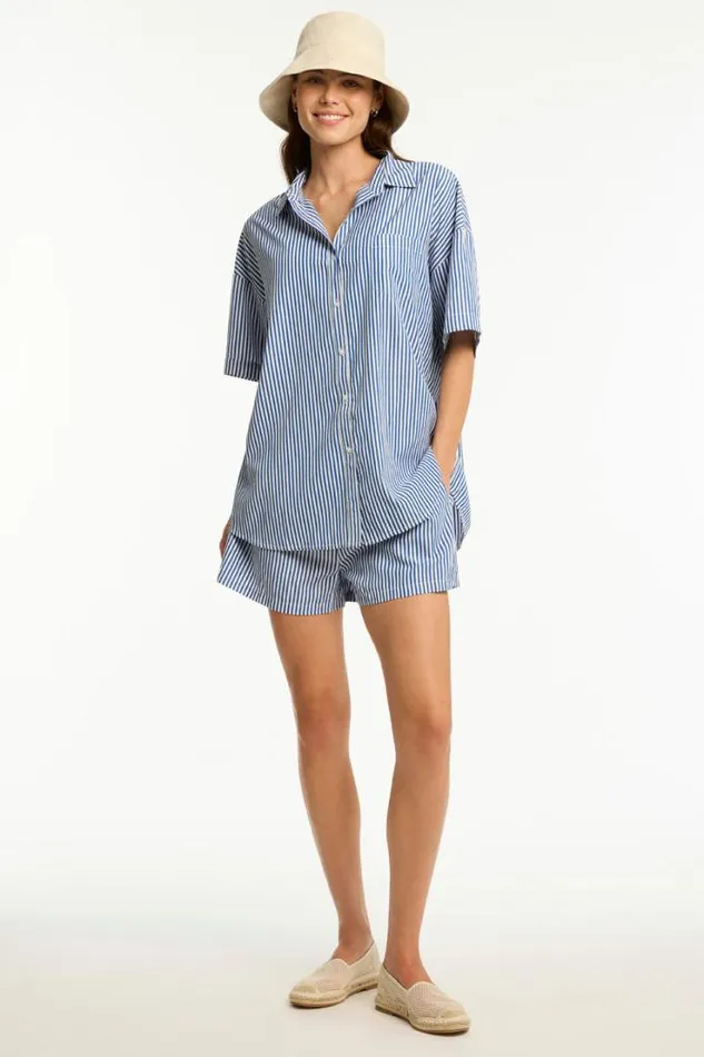 Boathouse Aloha Shirt Boathouse Women Sea Level Tops
