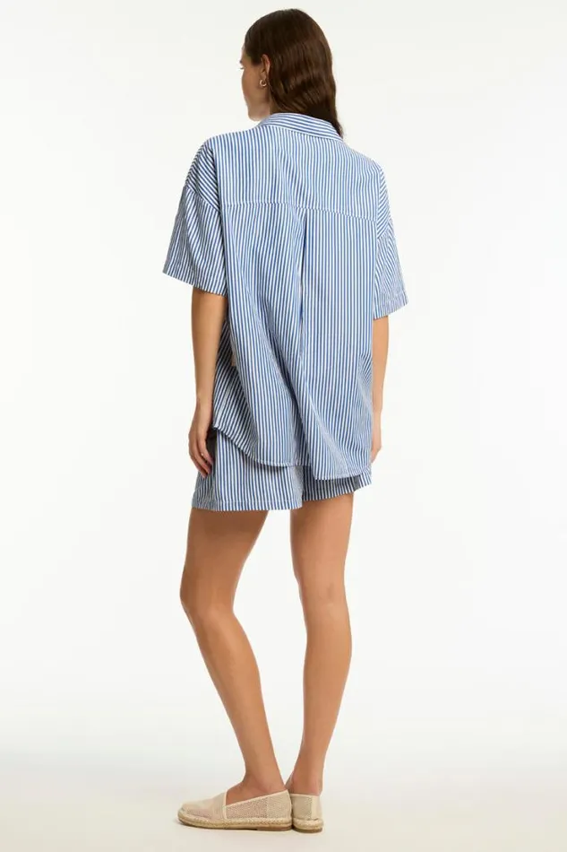 Boathouse Aloha Shirt Boathouse Women Sea Level Tops