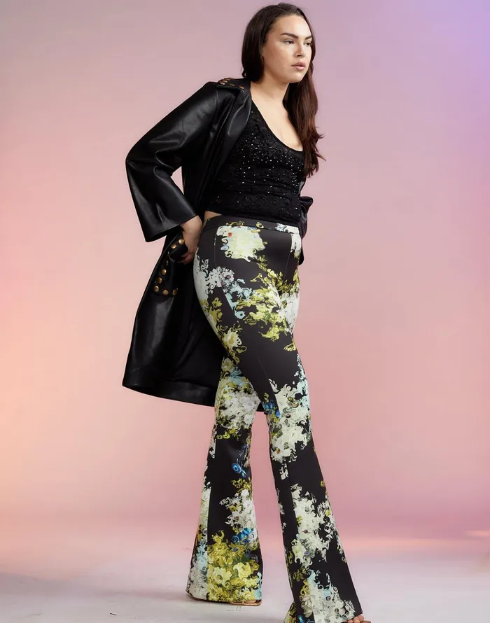 Bonded Fit And Flare Pant 8211 Smblfl Women Cynthia Rowley Bottoms