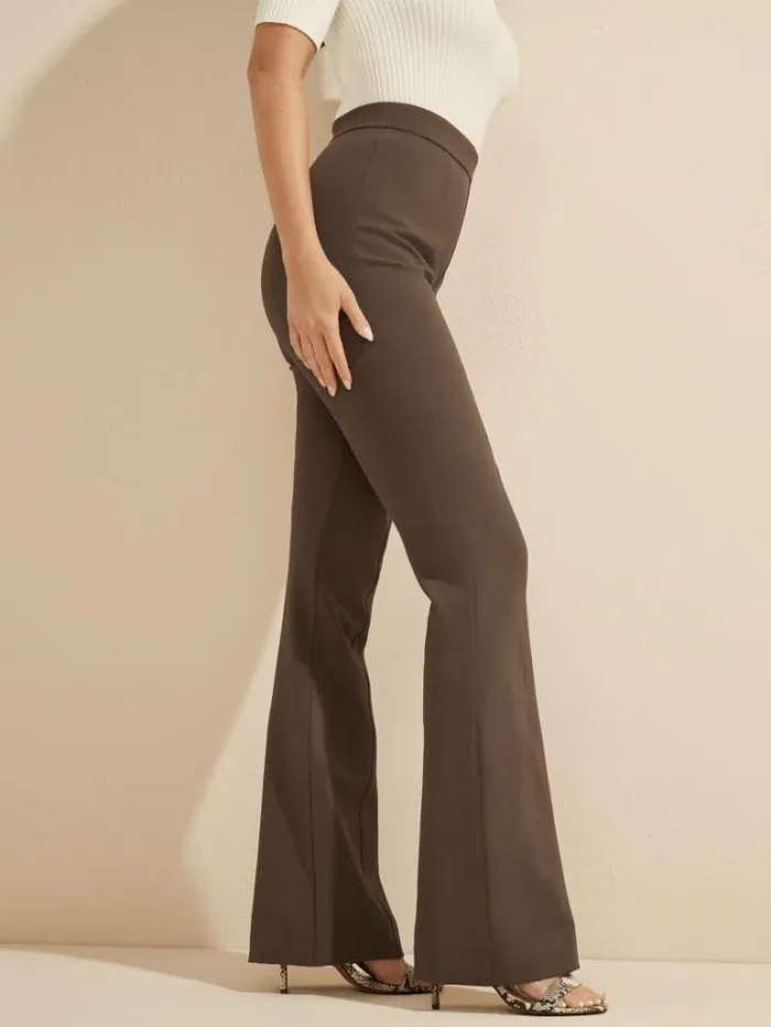 Bottoms Women Marciano Chloe Flared Pant Cocopop Bottoms Women Marciano Chloe Flared Pant Cocopop