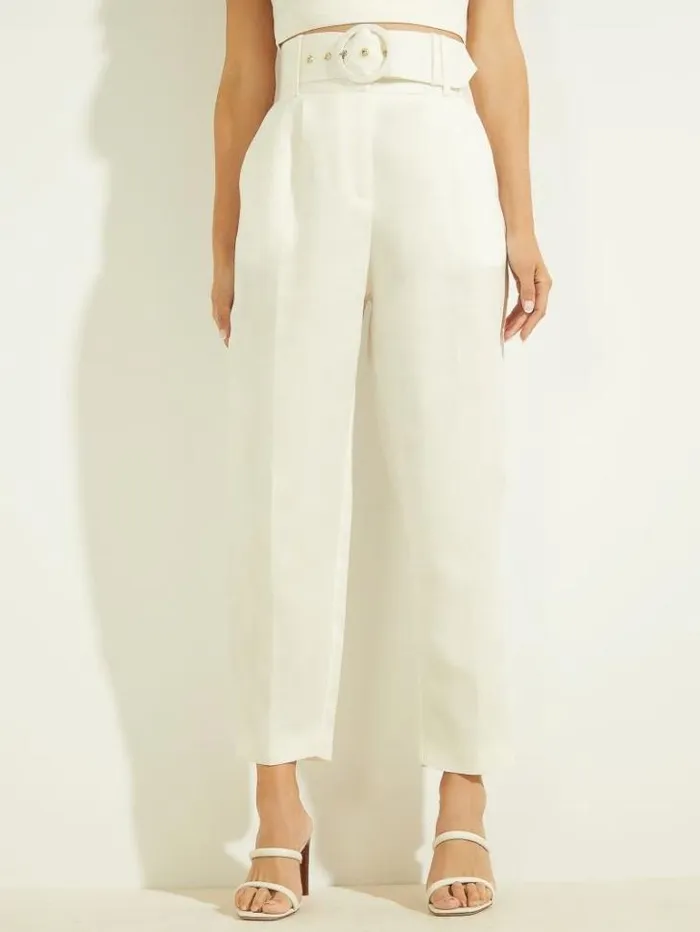 Bottoms Women Marciano Eco Hailey Pant Pale Pearl
