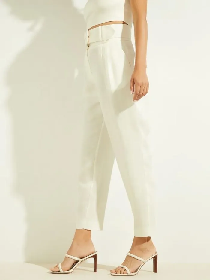 Bottoms Women Marciano Eco Hailey Pant Pale Pearl Bottoms Women Marciano Eco Hailey Pant Pale Pearl