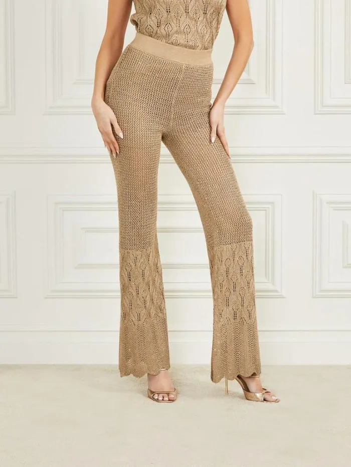 Bottoms Women Marciano Whitney Sweater Pant English Cake Multi