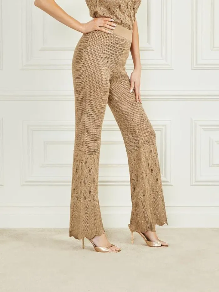 Bottoms Women Marciano Whitney Sweater Pant English Cake Multi