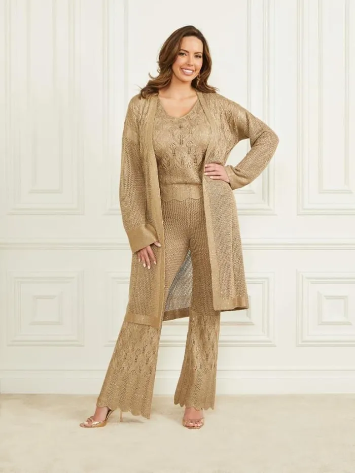 Bottoms Women Marciano Whitney Sweater Pant English Cake Multi