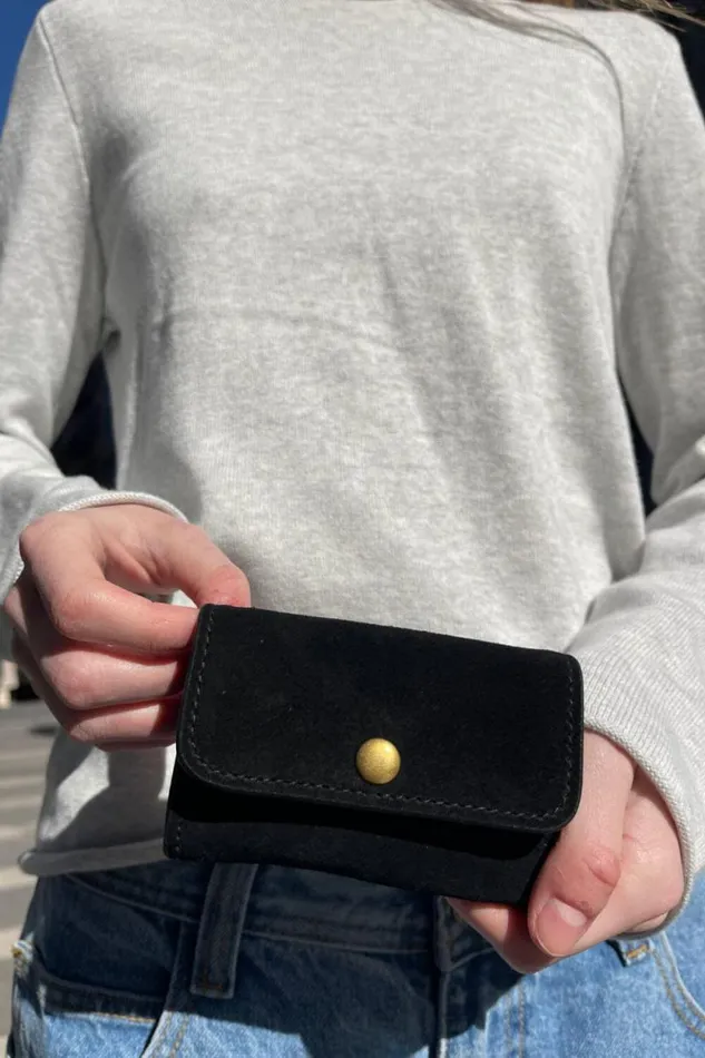 Brandy Melville Bags and Backpacks Black Suede Wallet Black 8211 Women