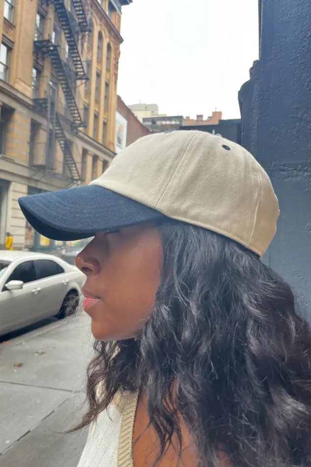 Brandy Melville Hats and Caps Katherine Baseball Cap Ivory 8211 Women