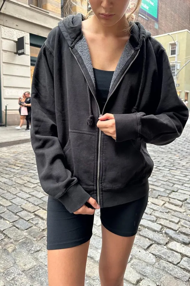 Brandy Melville Sweatpants and Sweatshirts Christy Hoodie Black 8211 Women