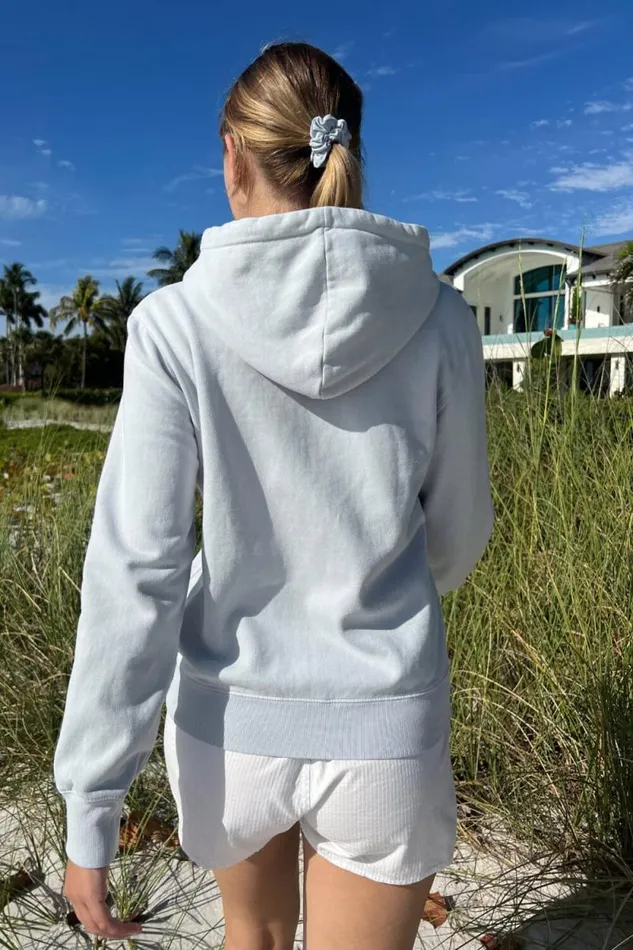 Brandy Melville Sweatpants and Sweatshirts Christy Hoodie Light Blue 8211 Women
