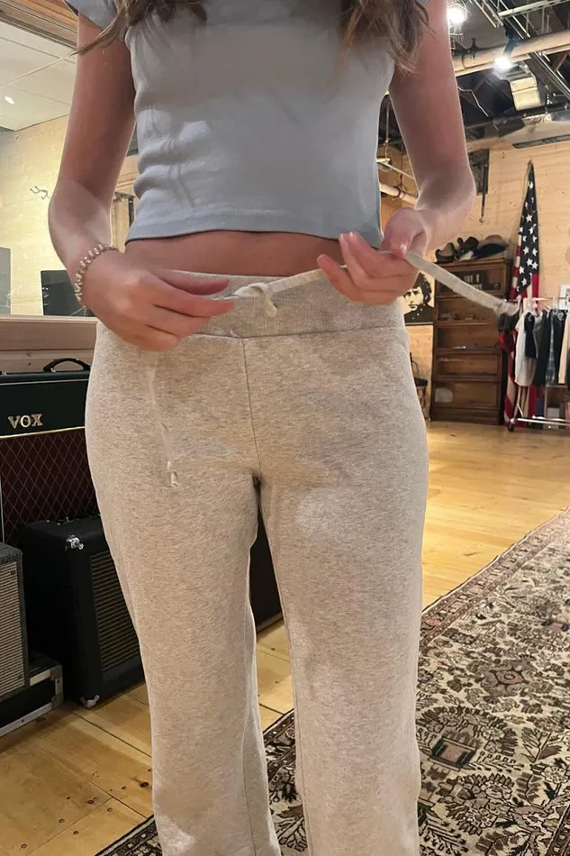 Brandy Melville Sweatpants and Sweatshirts Hillary Soft Yoga Pants Light Heather Grey 8211 Women