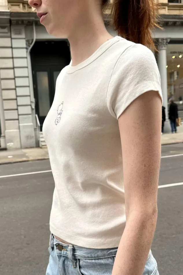 Brandy Melville Tops Ashlyn Teddy Bear Top Natural White 8211 Women Brandy Melville Tops Ashlyn Teddy Bear Top Natural White 8211 Women