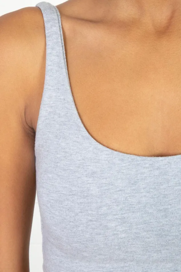 Brandy Melville Tops Lydia Tank Light Heather Grey 8211 Women
