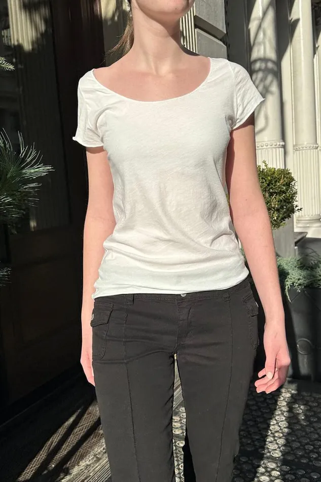 Brandy Melville Tops Maxie Top Natural White 8211 Women
