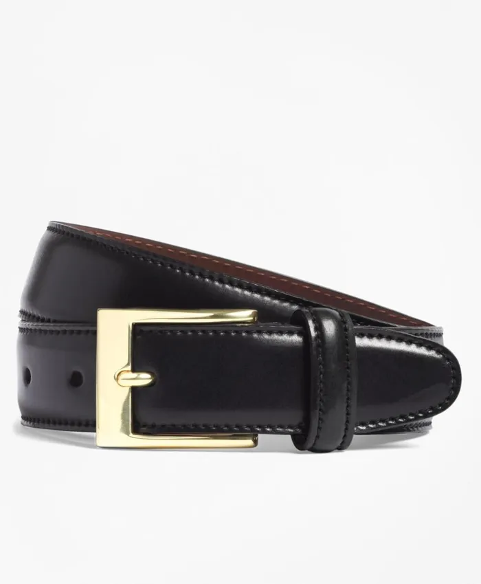 Brooks Brothers Belts Cordovan Belt Black 8211 Men
