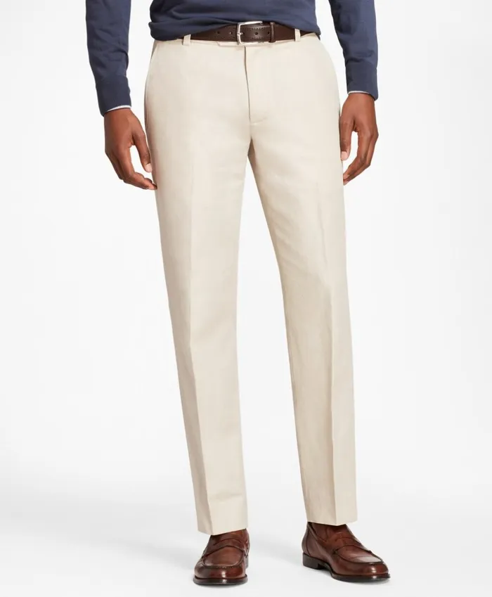 Brooks Brothers Casual Pants Milano Fit Linen And Cotton Chino Pants Oatmeal 8211 Men Brooks Brothers Casual Pants Milano Fit Linen And Cotton Chino Pants Oatmeal 8211 Men