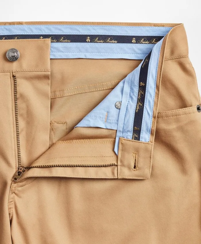 Brooks Brothers Casual Pants SlimFit Lightweight Stretch Advantage Chino FivePocket Pants British Khaki 8211 Men Brooks Brothers Casual Pants SlimFit Lightweight Stretch Advantage Chino FivePocket Pants British Khaki 8211 Men