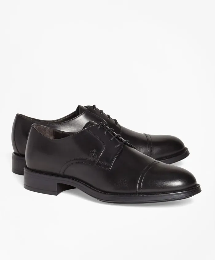Brooks Brothers Dress and Casual Shoes 1818 Footwear Leather Captoes Black 8211 Men