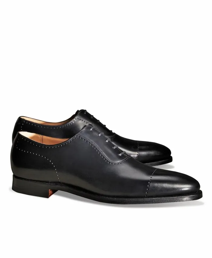 Brooks Brothers Dress and Casual Shoes Peal and Co Perforated Captoes Black 8211 Men