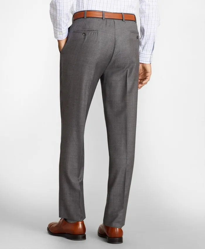 Brooks Brothers Dress Trousers Madison Fit Wool Trousers Grey 8211 Men Brooks Brothers Dress Trousers Madison Fit Wool Trousers Grey 8211 Men