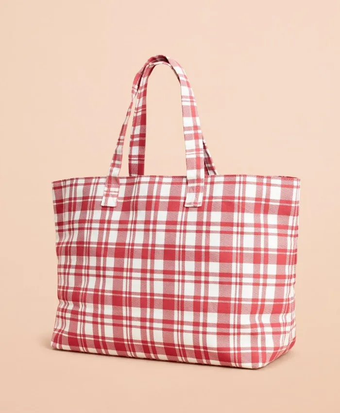 Brooks Brothers Handbags and Wallets Plaid Canvas Tote Bag Red 8211 Women Brooks Brothers Handbags and Wallets Plaid Canvas Tote Bag Red 8211 Women