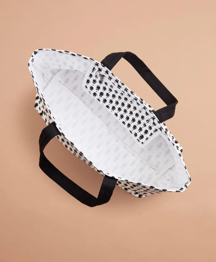 Brooks Brothers Handbags and Wallets SeahorsePrint Canvas Tote Bag Whiteblack 8211 Women Brooks Brothers Handbags and Wallets SeahorsePrint Canvas Tote Bag Whiteblack 8211 Women
