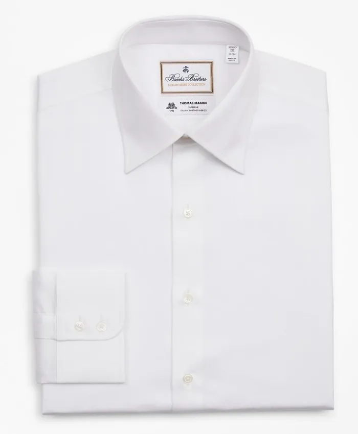 Brooks Brothers Luxury Shirts Luxury Collection Soho ExtraSlimFit Dress Shirt Franklin Spread Collar Herringbone White 8211 Men Brooks Brothers Luxury Shirts Luxury Collection Soho ExtraSlimFit Dress Shirt Franklin Spread Collar Herringbone White 8211 Men