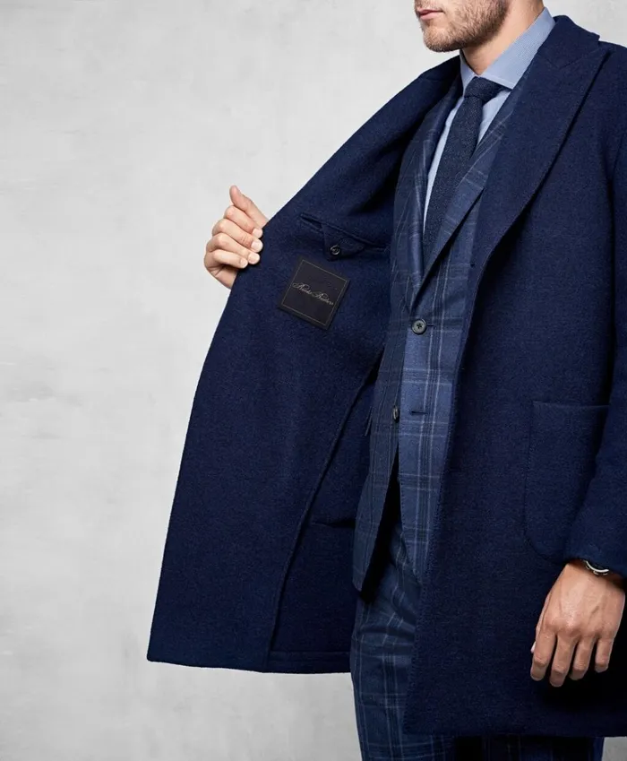 Brooks Brothers Outerwear Golden Fleece Supersoft Topcoat Navy 8211 Men Brooks Brothers Outerwear Golden Fleece Supersoft Topcoat Navy 8211 Men