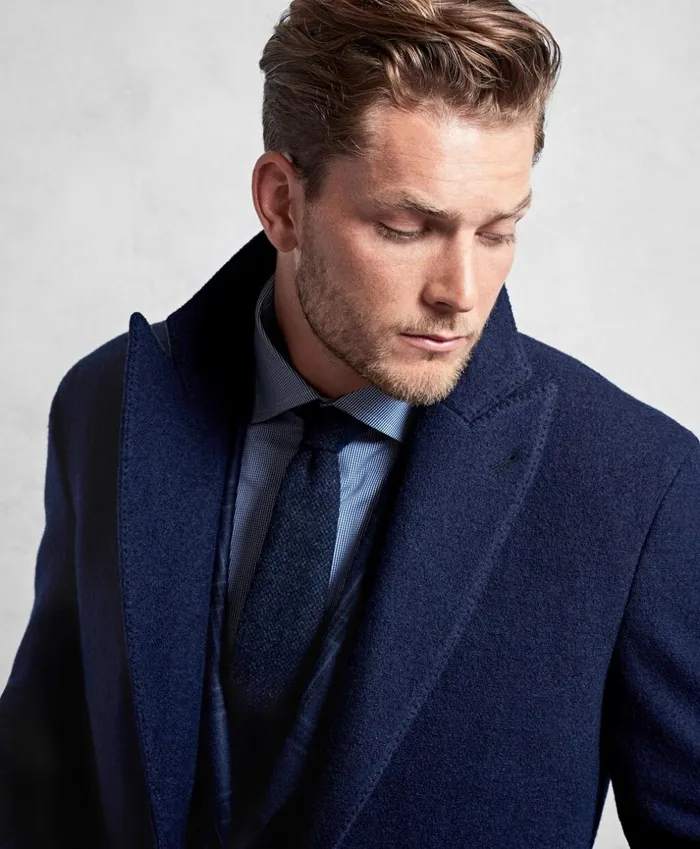 Brooks Brothers Outerwear Golden Fleece Supersoft Topcoat Navy 8211 Men Brooks Brothers Outerwear Golden Fleece Supersoft Topcoat Navy 8211 Men