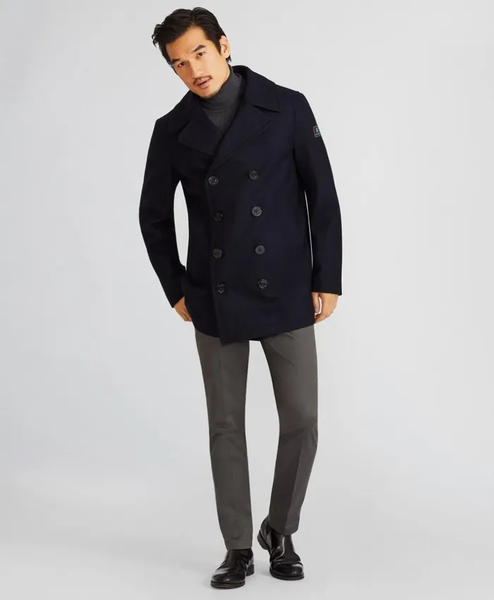 Brooks Brothers Outerwear Iconic Wool Pea Coat Navy 8211 Men Brooks Brothers Outerwear Iconic Wool Pea Coat Navy 8211 Men