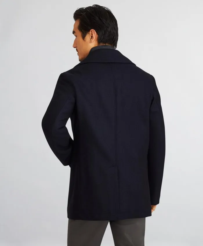 Brooks Brothers Outerwear Iconic Wool Pea Coat Navy 8211 Men Brooks Brothers Outerwear Iconic Wool Pea Coat Navy 8211 Men