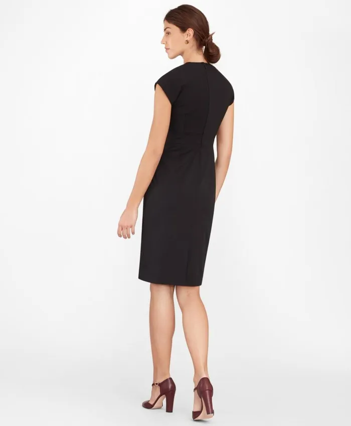 Brooks Brothers Petites Petite Stretch Wool Cap Sleeve Sheath Dress Black 8211 Women Brooks Brothers Petites Petite Stretch Wool Cap Sleeve Sheath Dress Black 8211 Women