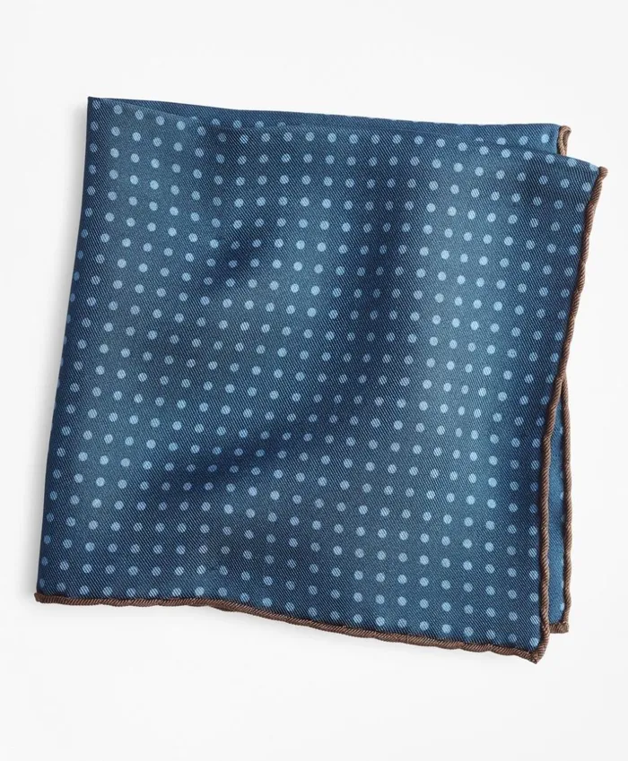 Brooks Brothers Pocket Squares and Handkerchiefs Tossed Pine Reversible Pocket Square Navy 8211 Men Brooks Brothers Pocket Squares and Handkerchiefs Tossed Pine Reversible Pocket Square Navy 8211 Men