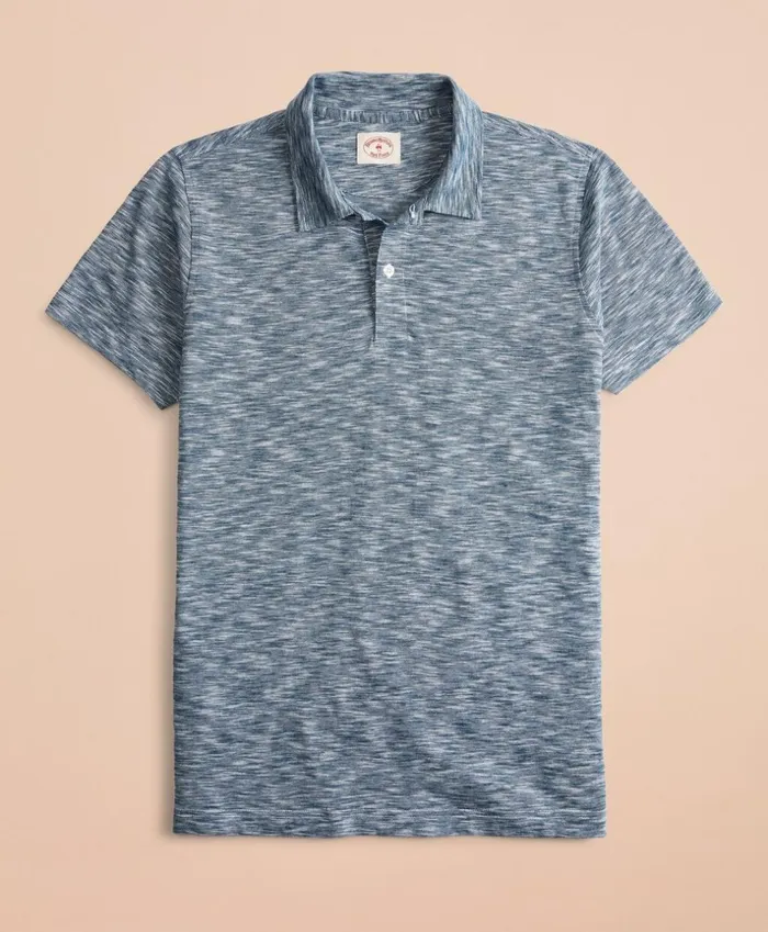 Brooks Brothers Polos and TShirts Feeder Stripe Slub Jersey Polo Shirt Bluemulti 8211 Men Brooks Brothers Polos and TShirts Feeder Stripe Slub Jersey Polo Shirt Bluemulti 8211 Men