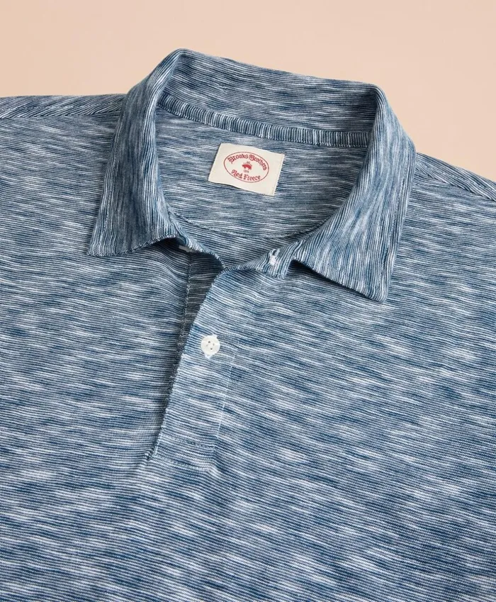 Brooks Brothers Polos and TShirts Feeder Stripe Slub Jersey Polo Shirt Bluemulti 8211 Men Brooks Brothers Polos and TShirts Feeder Stripe Slub Jersey Polo Shirt Bluemulti 8211 Men