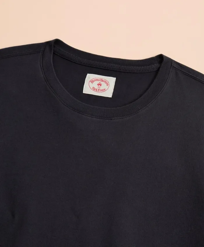 Brooks Brothers Polos and TShirts GarmentDyed Cotton Jersey LongSleeve TShirt Black 8211 Men Brooks Brothers Polos and TShirts GarmentDyed Cotton Jersey LongSleeve TShirt Black 8211 Men