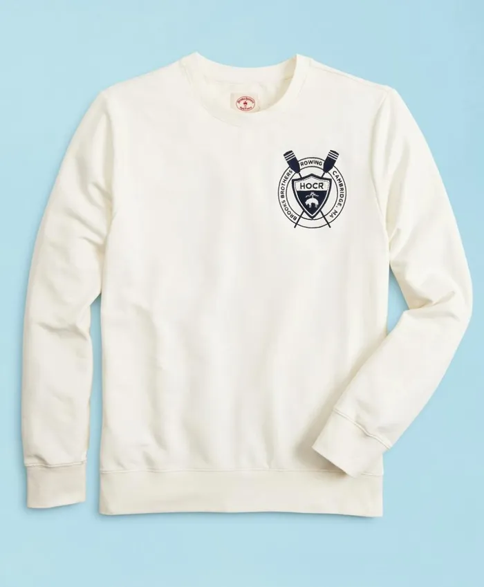 Brooks Brothers Polos and TShirts Head Of The Charles Regatta French Terry Lightweight Sweatshirt Sailcloth 8211 Men Brooks Brothers Polos and TShirts Head Of The Charles Regatta French Terry Lightweight Sweatshirt Sailcloth 8211 Men