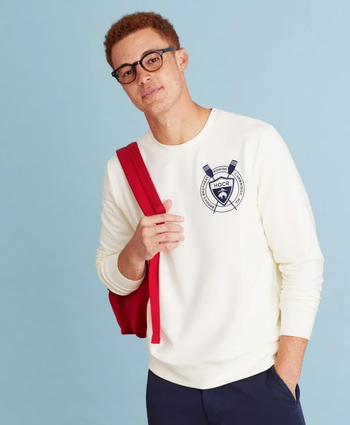 Brooks Brothers Polos and TShirts Head Of The Charles Regatta French Terry Lightweight Sweatshirt Sailcloth 8211 Men Brooks Brothers Polos and TShirts Head Of The Charles Regatta French Terry Lightweight Sweatshirt Sailcloth 8211 Men