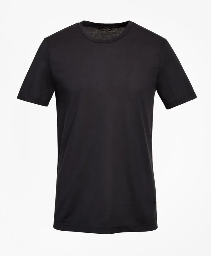 Brooks Brothers Polos and TShirts Premium ExtraFine Supima Cotton Pique TShirt Black 8211 Men Brooks Brothers Polos and TShirts Premium ExtraFine Supima Cotton Pique TShirt Black 8211 Men
